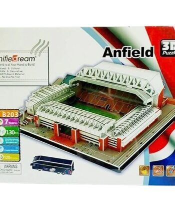 3D Anfield Road Liverpool stadium puslespil