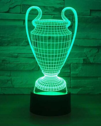 3D lampe fodbold pokal