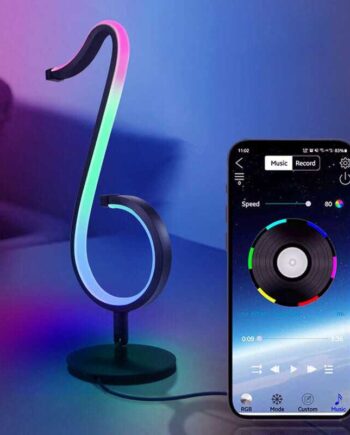 3D LED lampe med node motiv