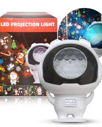 Astronaut projektor med julemotiver