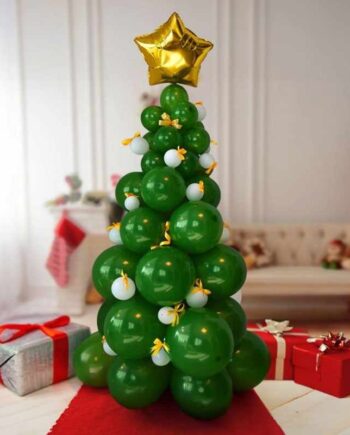 Ballon juletræ DIY