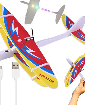 Elektrisk kaste fly med LED lys