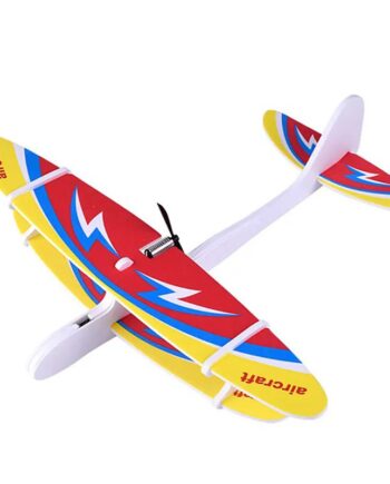 Elektrisk kastefly med lyn - Gul