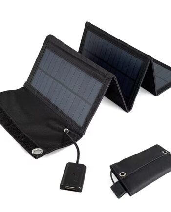 Foldbar solpanel med USB