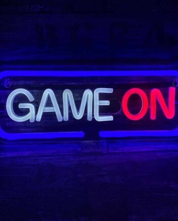 Game On Neon Lampe