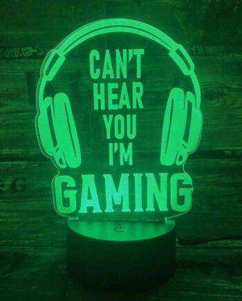 Gaming 3D headset lampe