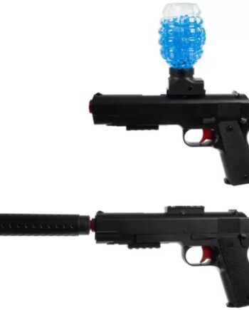 Gel blaster pistol til gel kugler og skumpile - Sort