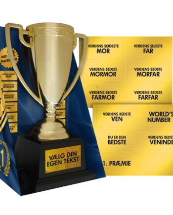 Guld Pokal - Vælg Din Egen Tekst