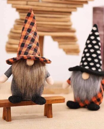 Halloween troldmand med tern - 23 cm