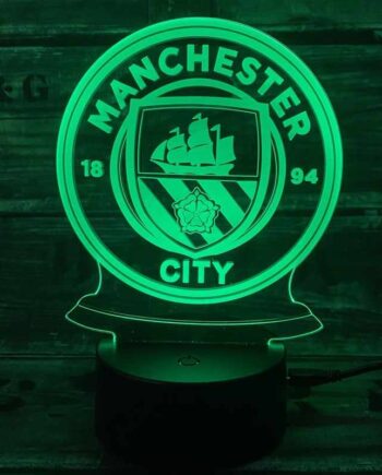 Manchester City 3D lampe