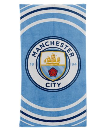 Manchester City badehåndklæde - 70 x 140 cm