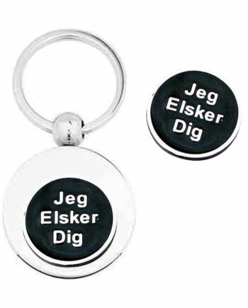 Nøgleringe med polet - Jeg elsker dig