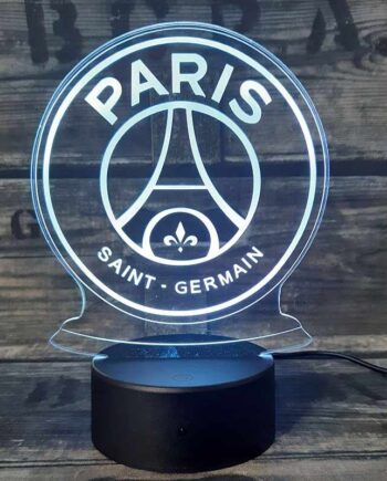 PSG fodboldklub 3D lampe