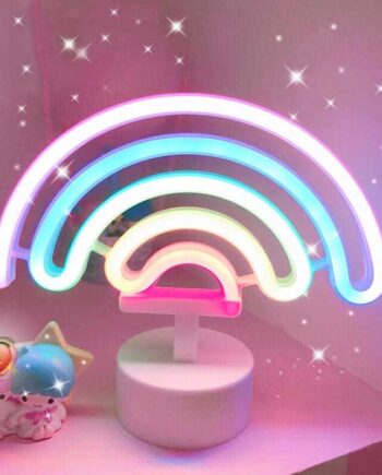 Regnbue LED neonlampe