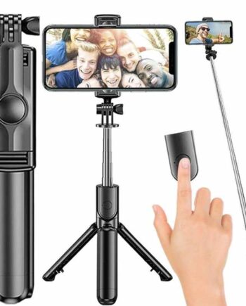 Selfiestang/tripod med fjernbetjening
